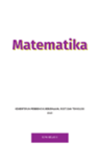 Image of Matematika Matematika kelas 3 SD kurikulum merdeka